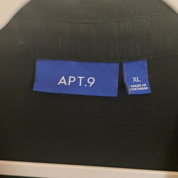 APT. 9 XL Black Polo Shirt - Picture 2 of 3